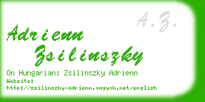 adrienn zsilinszky business card